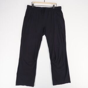 Paskho Conscious Long Haul Pants Womens L‎ Black Flight Travel Zipper Pockets